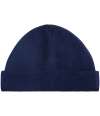 BB832N B832N Beechfield Organic Cotton Fisherman Beanie Oxford Navy colour image